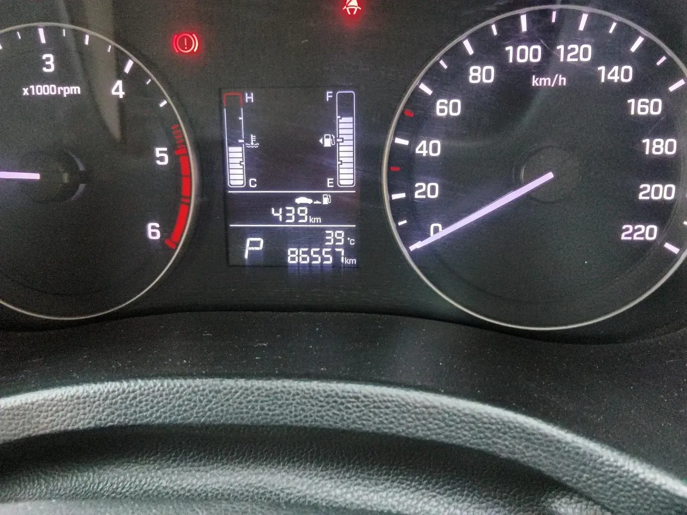 2019 Hyundai Creta SX AT 1.6 DIESEL, Diesel, Automatic, 86,557 km, interior