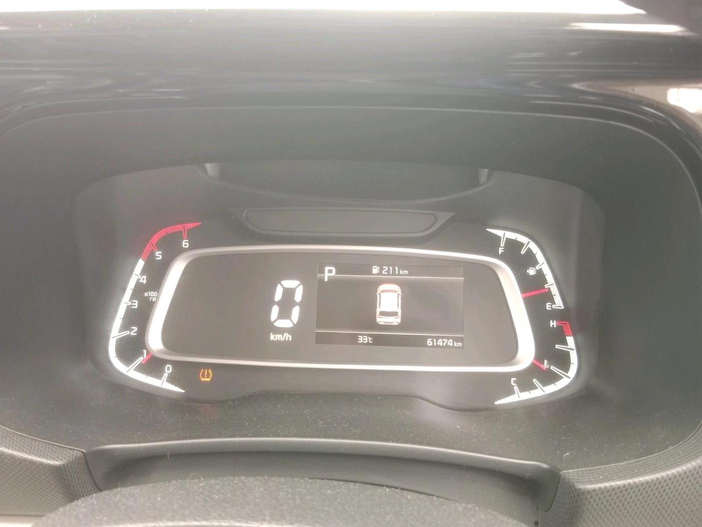 2022 KIA SONET HTX 1.5 AT, Diesel, Automatic, 61,474 km, interior