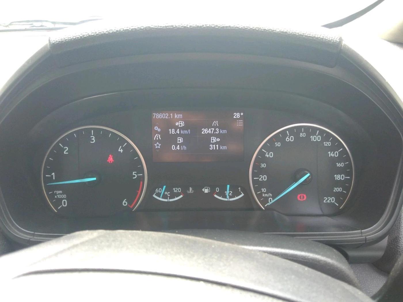 2020 Ford Ecosport TITANIUM 1.5L DIESEL, Diesel, Manual, 78,602 km, interior