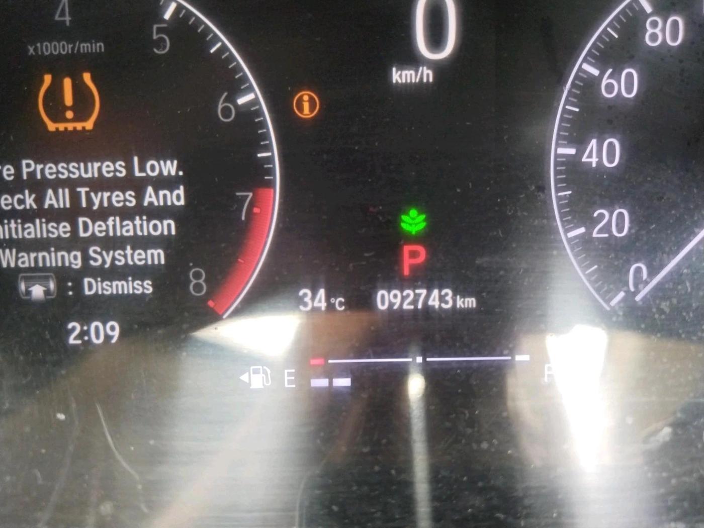 2020 Honda City 1.5L I-VTEC ZX CVT, CNG, Automatic, 92,743 km, interior