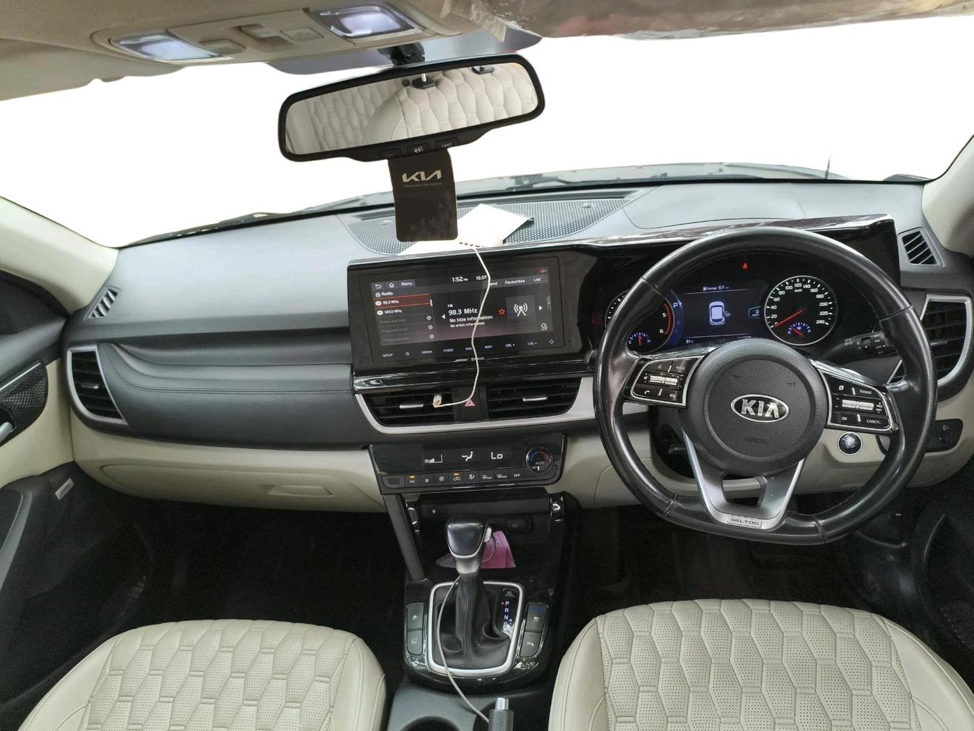 2019 KIA SELTOS HTX PLUS AT1.5 DIESEL, Diesel, Automatic, 1,16,265 km, interior