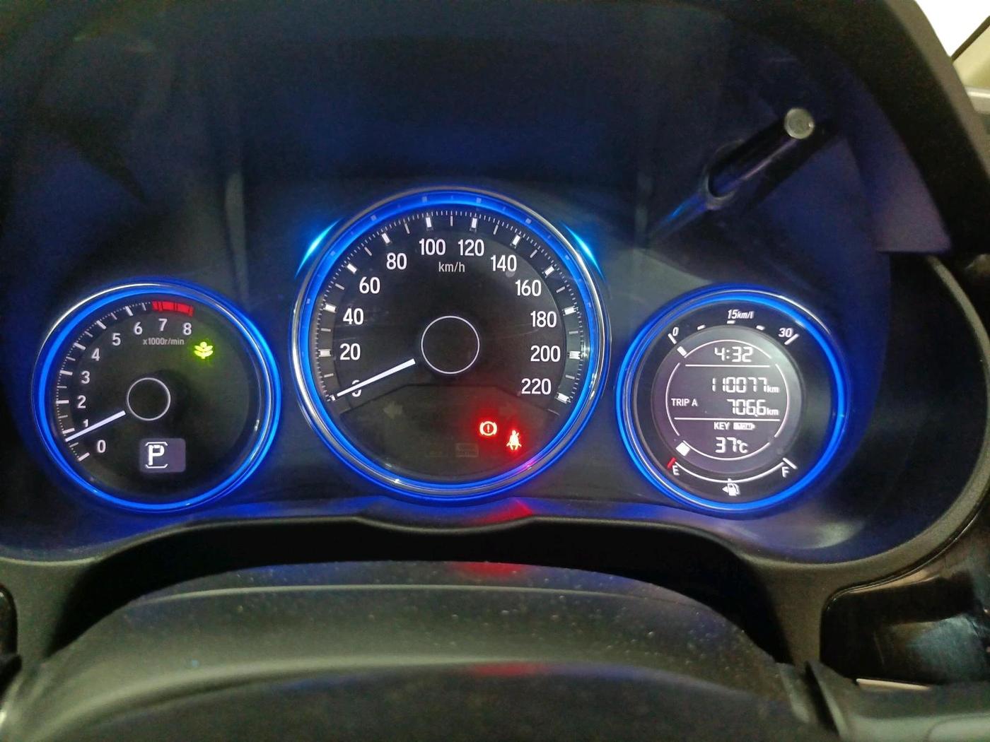2015 Honda City 1.5L I-VTEC VX CVT, CNG, Automatic, 1,10,405 km, interior
