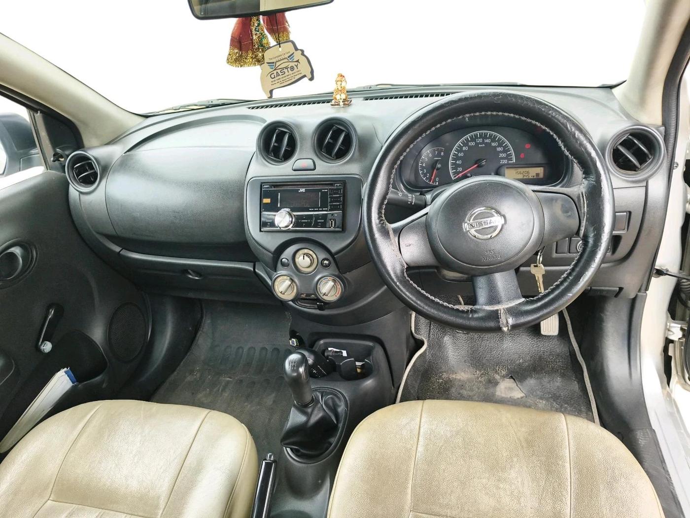 2012 Nissan Sunny XE, CNG, Manual, 1,56,206 km, interior