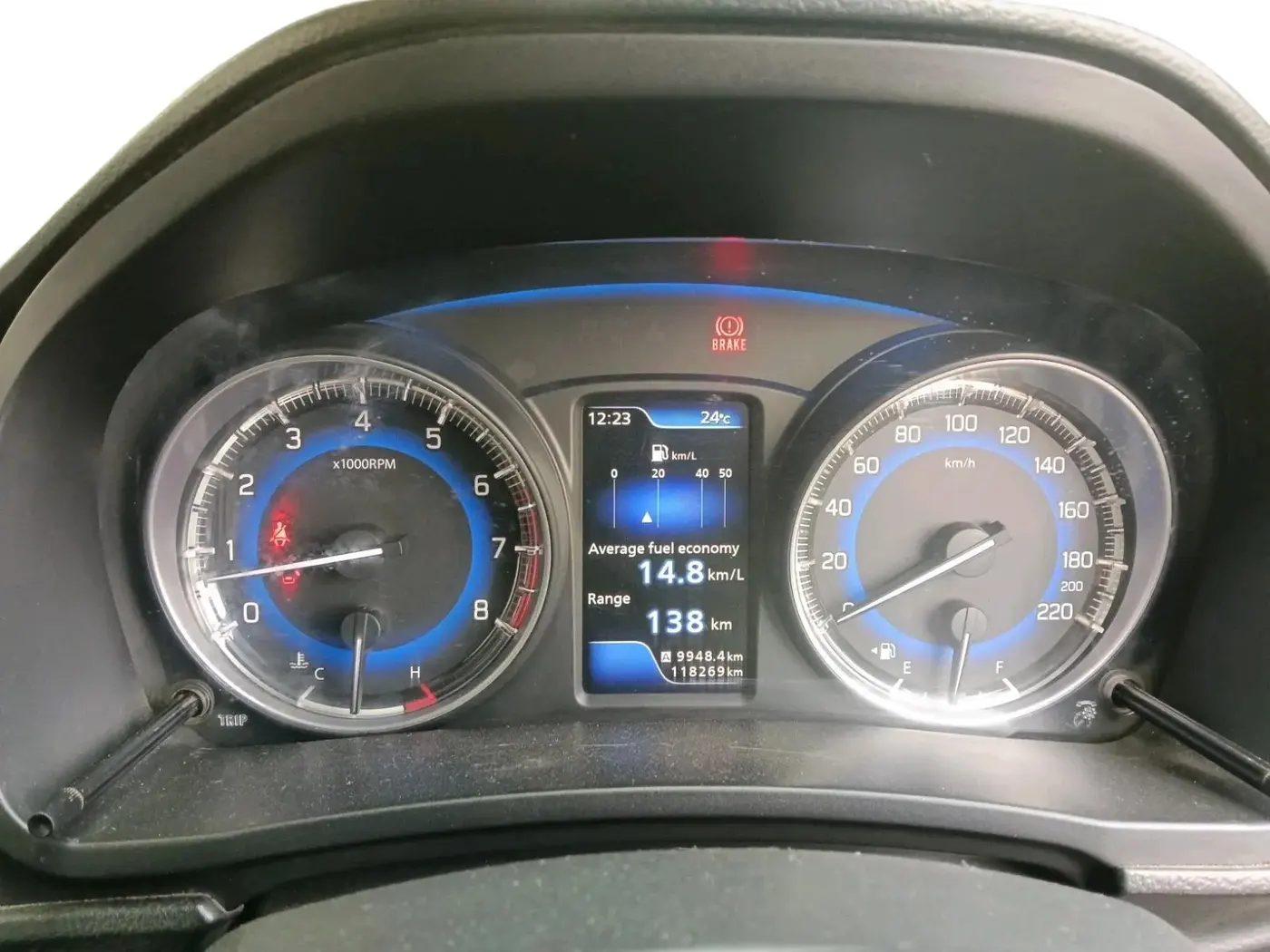 2016 Maruti Baleno ALPHA PETROL 1.2, CNG, Manual, 1,18,269 km, interior