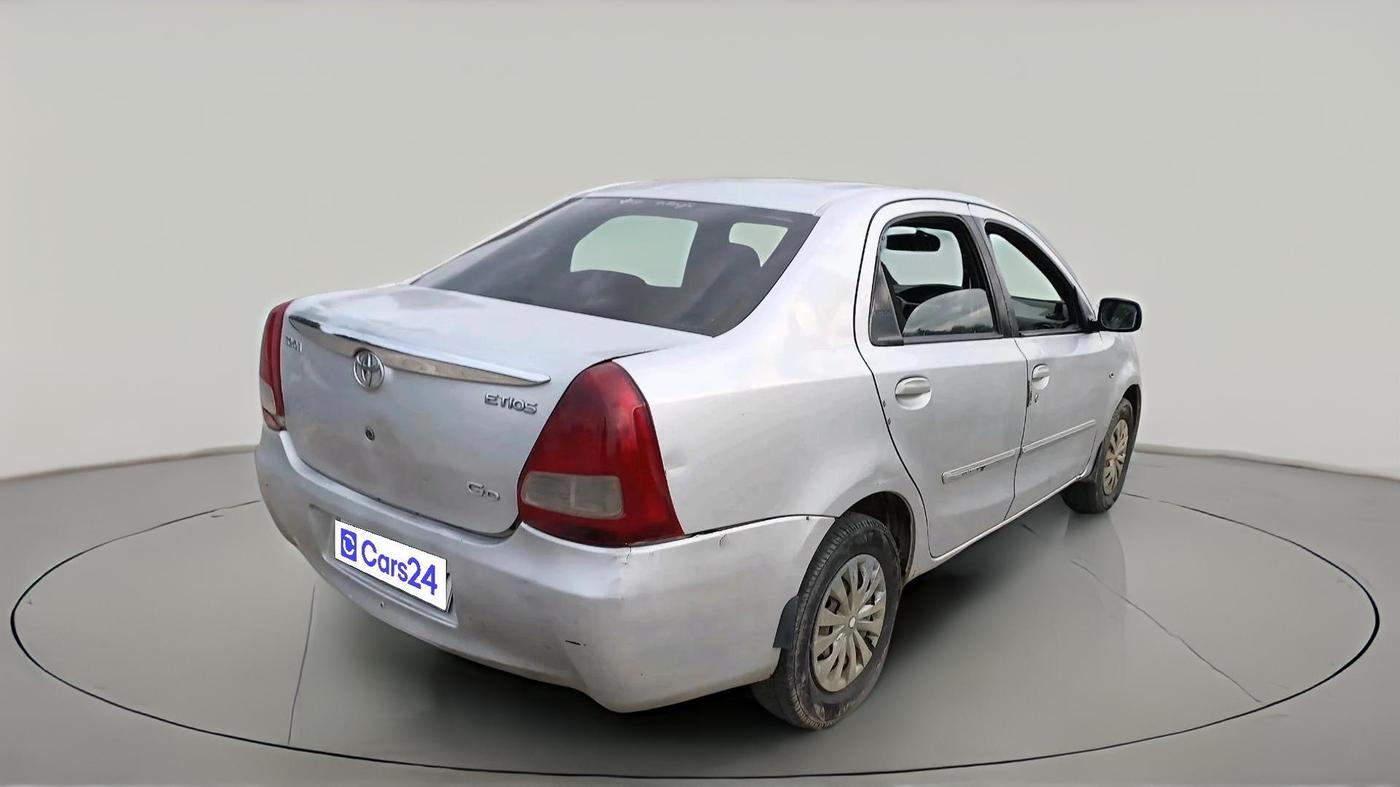 2012 Toyota Etios GD, Diesel, Manual, 3,90,229 km, exterior
