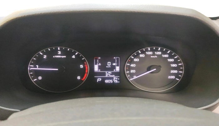 2017 Hyundai Creta SX PLUS AT 1.6 DIESEL, Diesel, Automatic, 1,80,579 km, interior