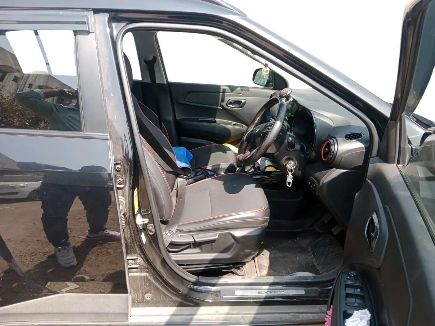 2024 Hyundai EXTER SX 1.2 MT Knight Edition Hy-CNG Duo, CNG, Manual, 17,565 km, interior