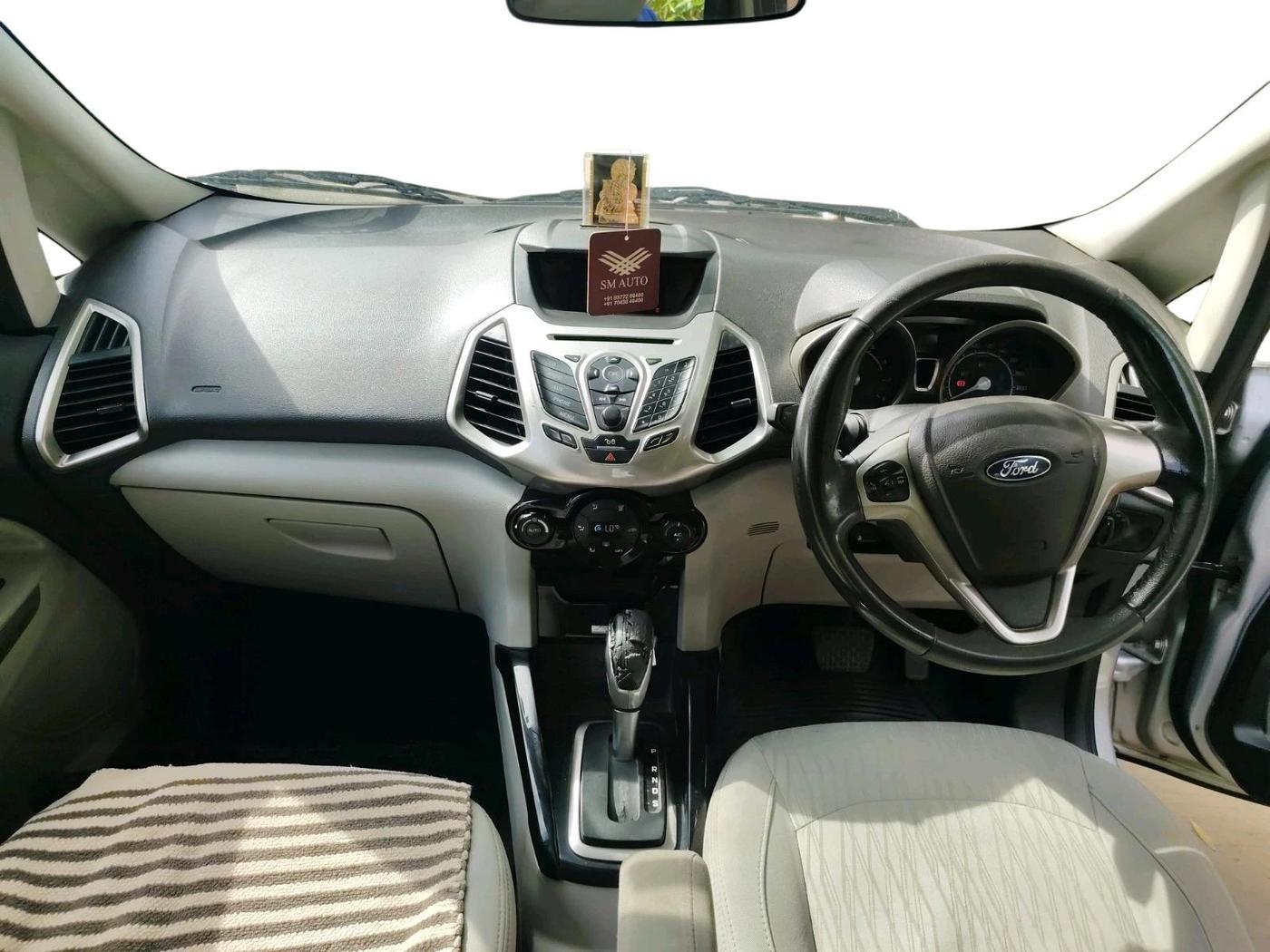 2015 Ford Ecosport TITANIUM 1.5L PETROL AT, Petrol, Automatic, 82,482 km, interior