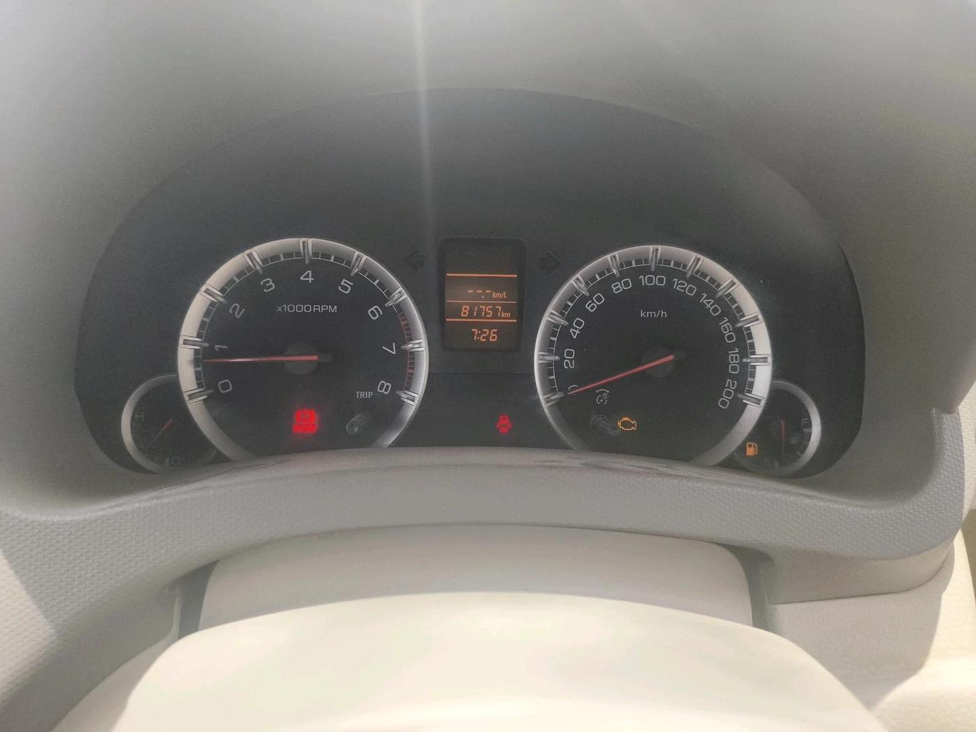 2012 Maruti Ertiga VXI, CNG, Manual, 81,757 km, interior