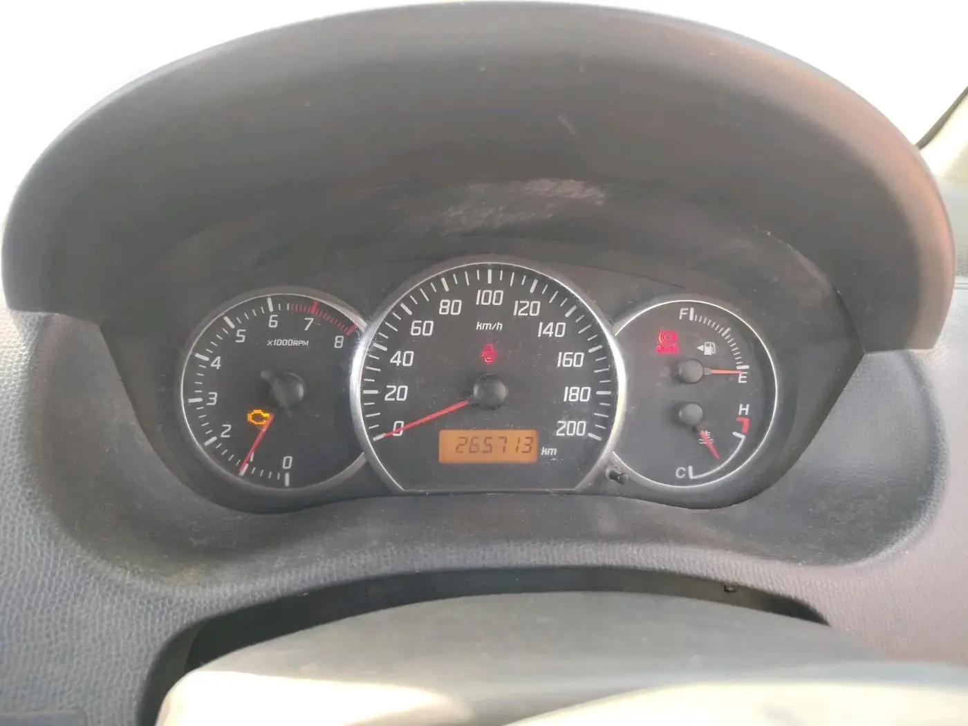 2008 Maruti Swift Dzire VXI 1.3, CNG, Manual, 2,65,713 km, interior