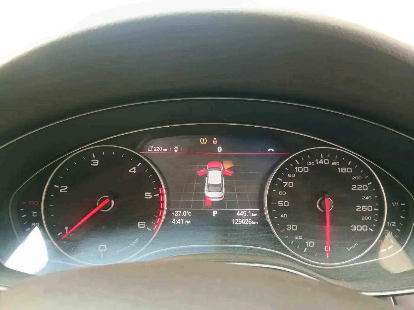 2013 Audi A6 2.0 TDI PREMIUM, Diesel, Automatic, 1,29,626 km, interior