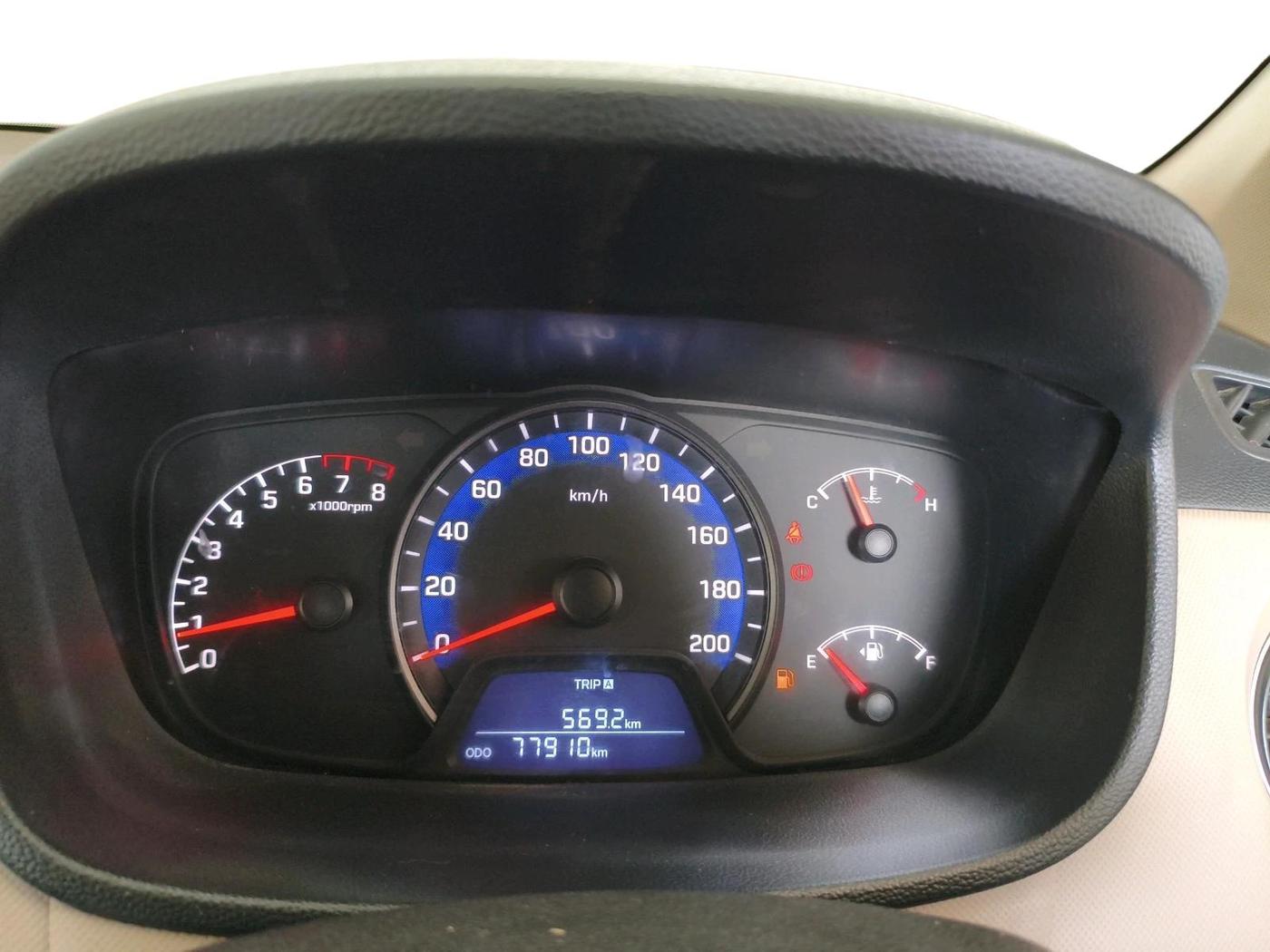 2018 Hyundai Xcent S 1.2, Petrol, Manual, 77,910 km, interior