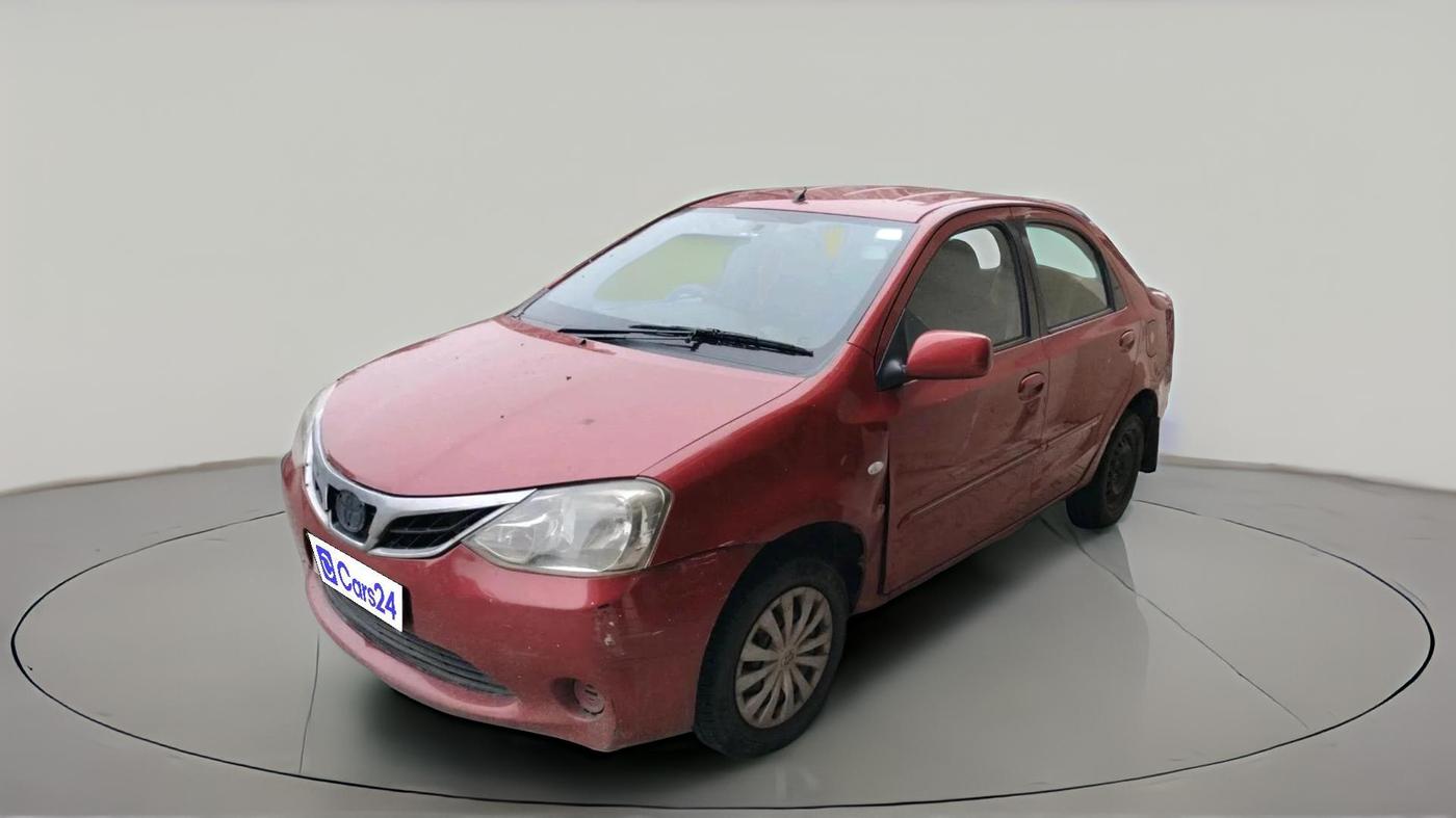 2011 Toyota Etios G, CNG, Manual, 1,36,929 km, exterior