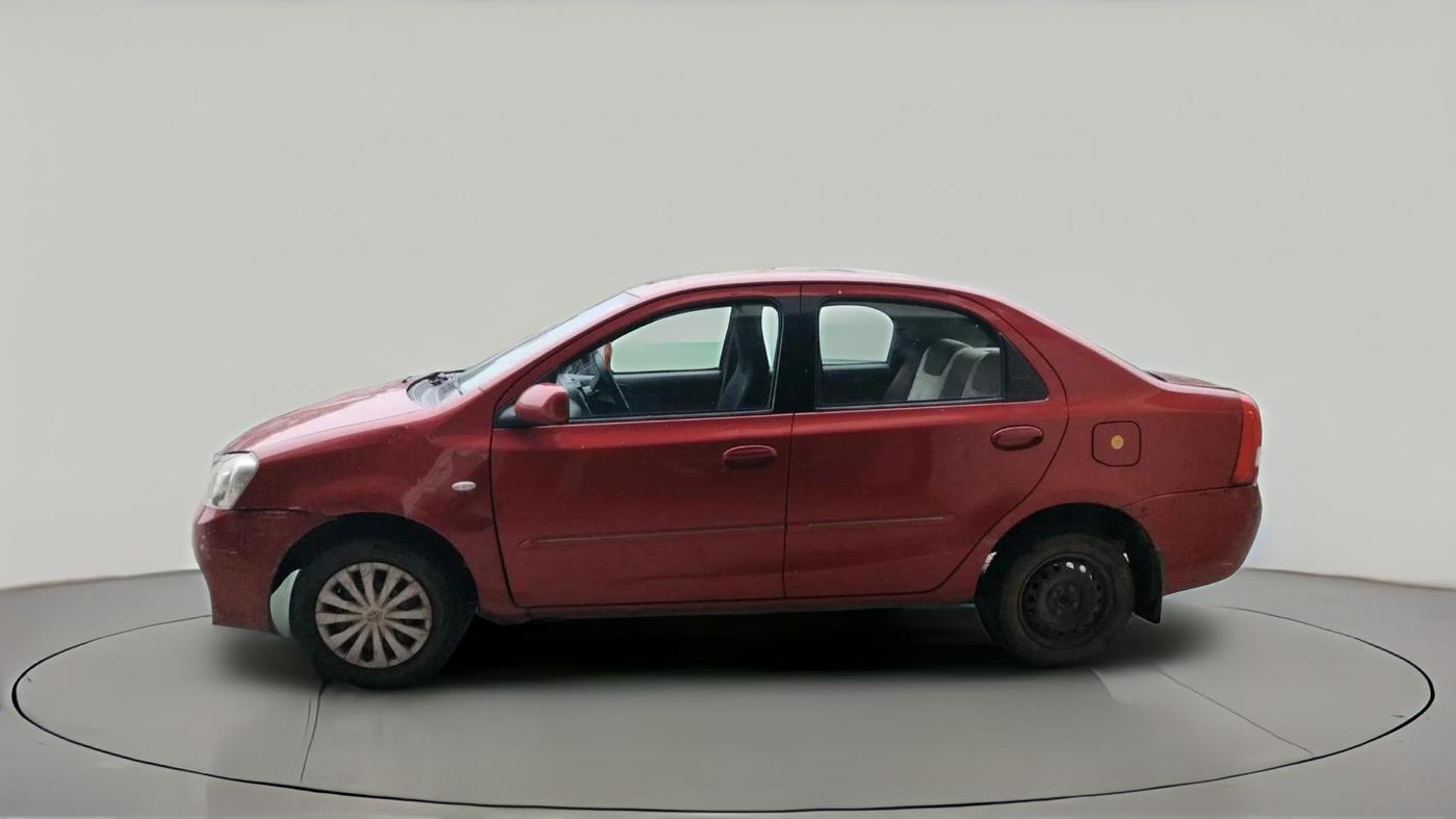 2011 Toyota Etios G, CNG, Manual, 1,36,929 km, exterior