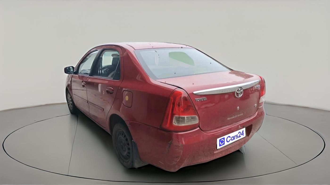 2011 Toyota Etios G, CNG, Manual, 1,36,929 km, exterior