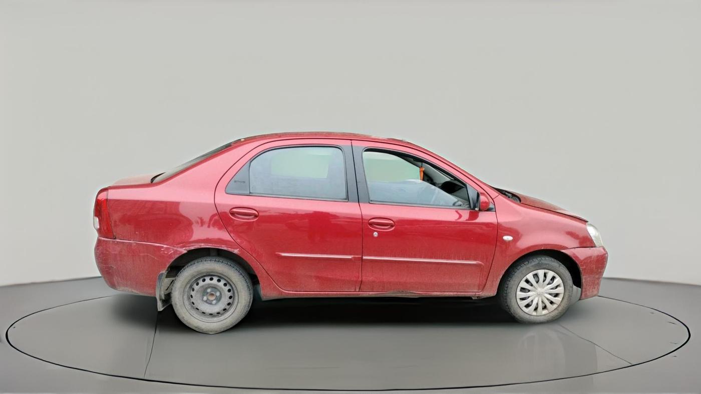 2011 Toyota Etios G, CNG, Manual, 1,36,929 km, exterior