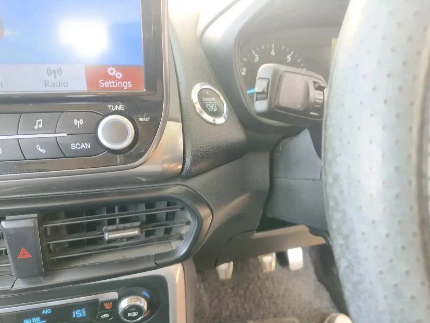 2018 Ford Ecosport TITANIUM 1.5L PETROL, CNG, Manual, 97,931 km, interior