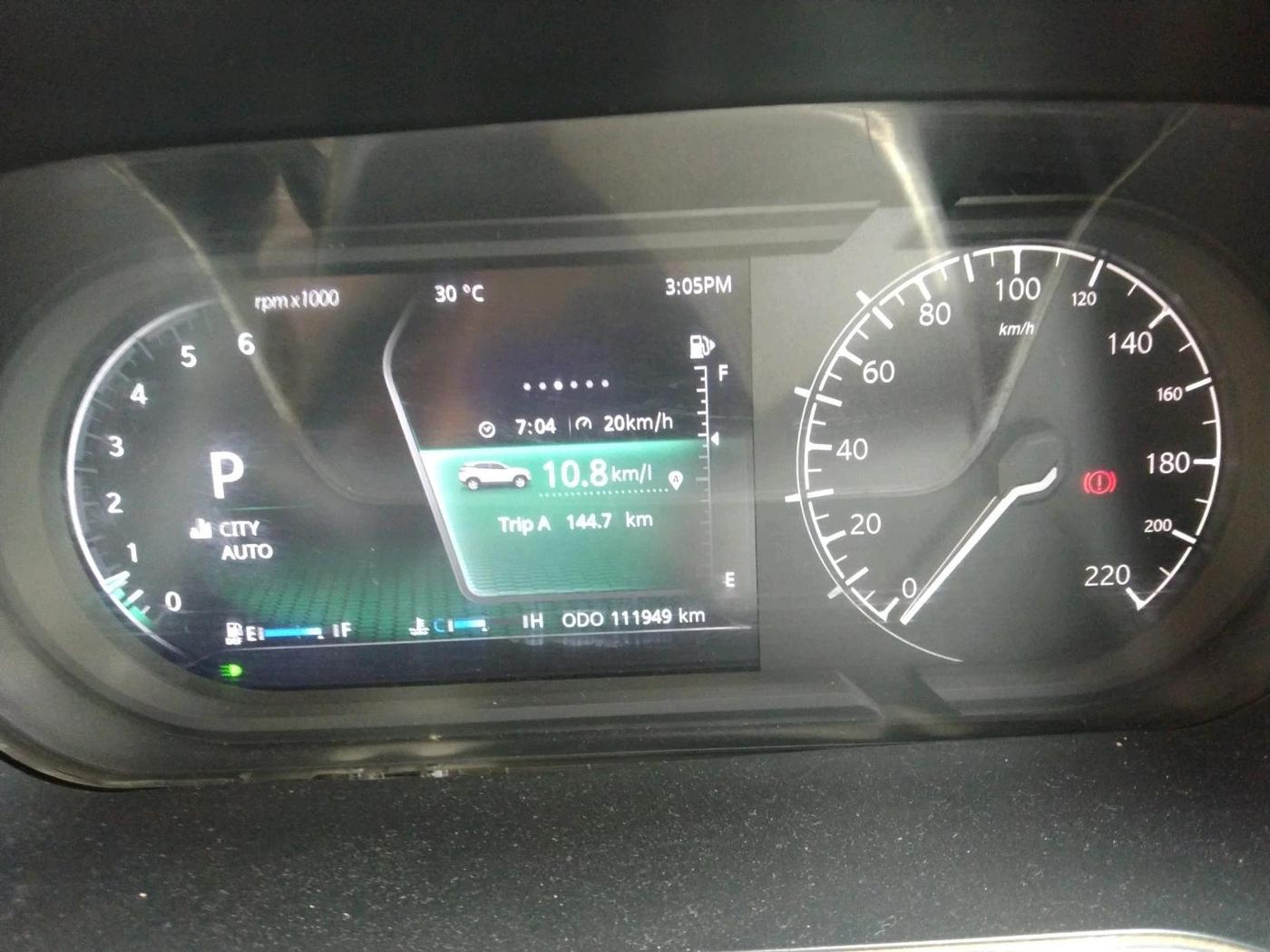2020 Tata Harrier XZA PLUS 2.0L, Diesel, Automatic, 1,11,949 km, interior