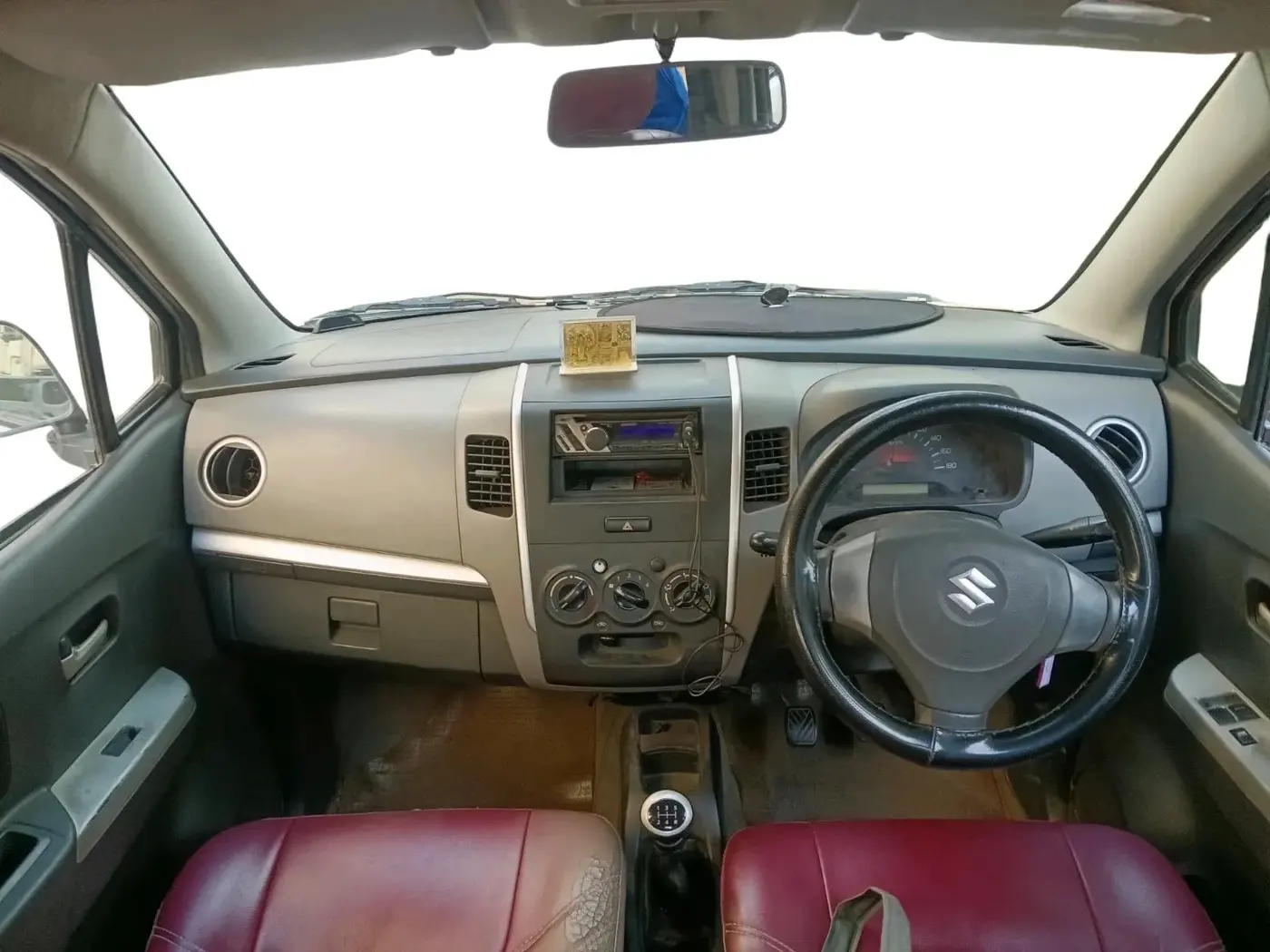 2012 Maruti Wagon R 1.0 LXI CNG, CNG, Manual, 2,08,300 km, interior
