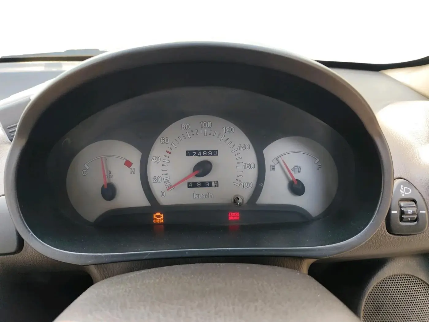 2013 Hyundai Santro Xing GL, CNG, Manual, 1,24,890 km, interior