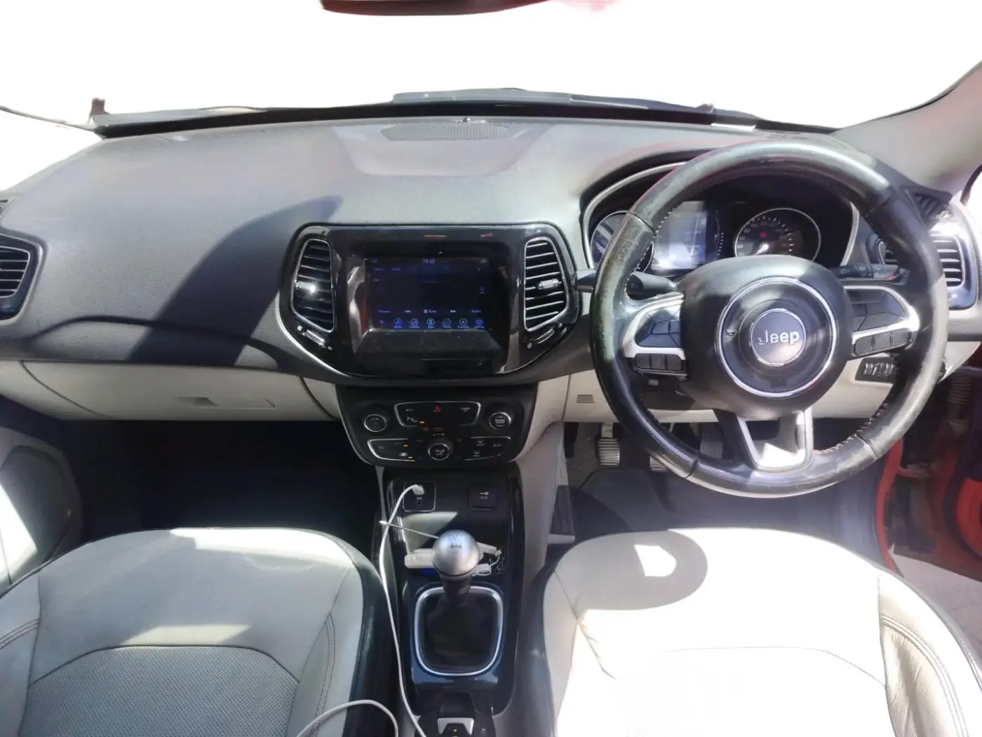 2018 Jeep Compass LIMITED 2.0 DIESEL, Diesel, Manual, 1,07,928 km, interior