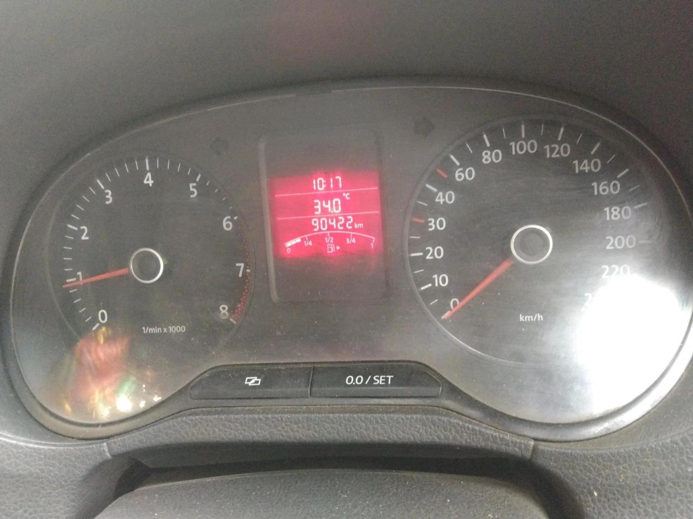 2011 Volkswagen Polo TRENDLINE 1.2L PETROL, Petrol, Manual, 90,422 km, interior