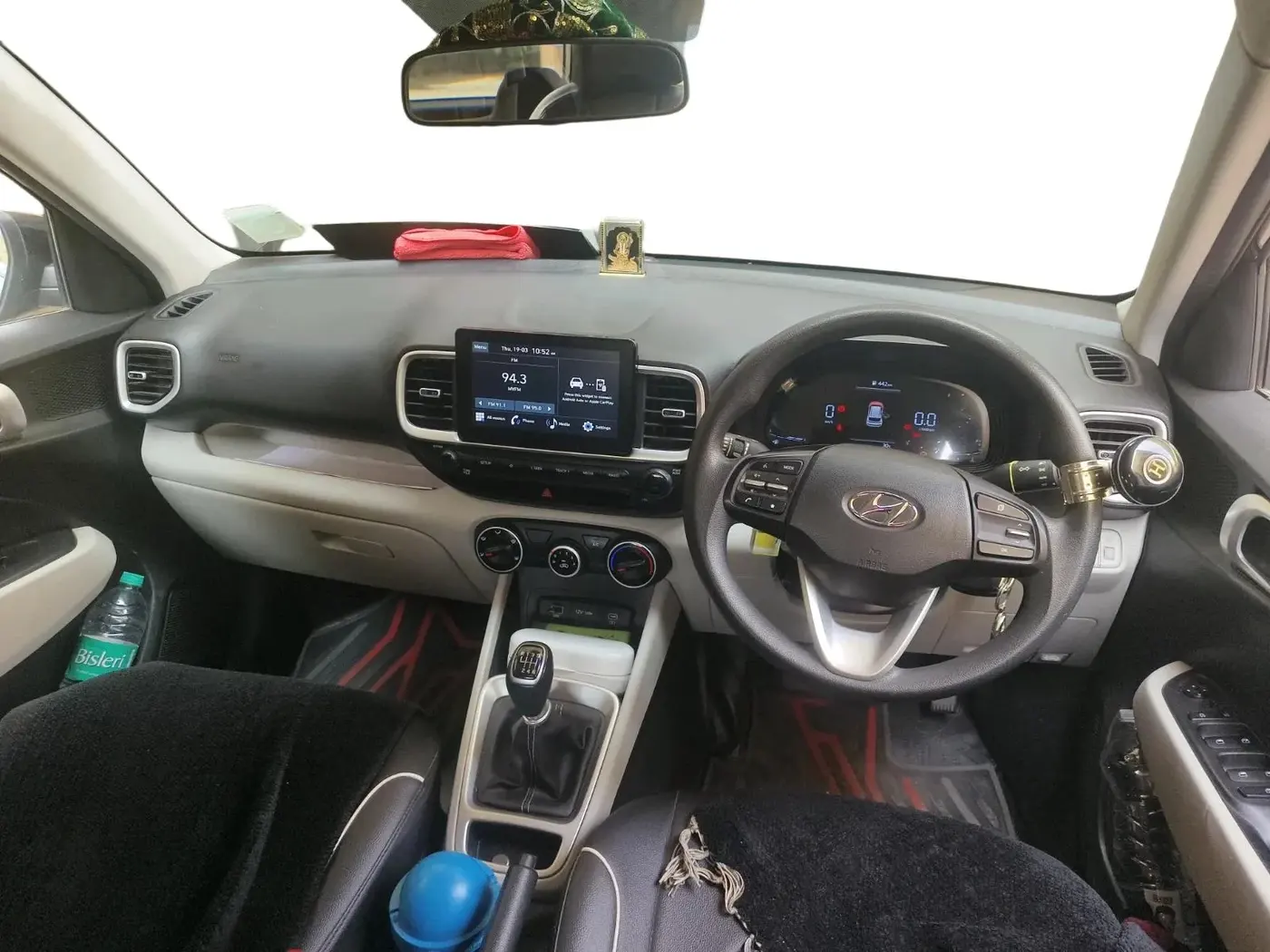 2022 Hyundai VENUE S PLUS 1.5 CRDI, Diesel, Manual, 36,587 km, interior