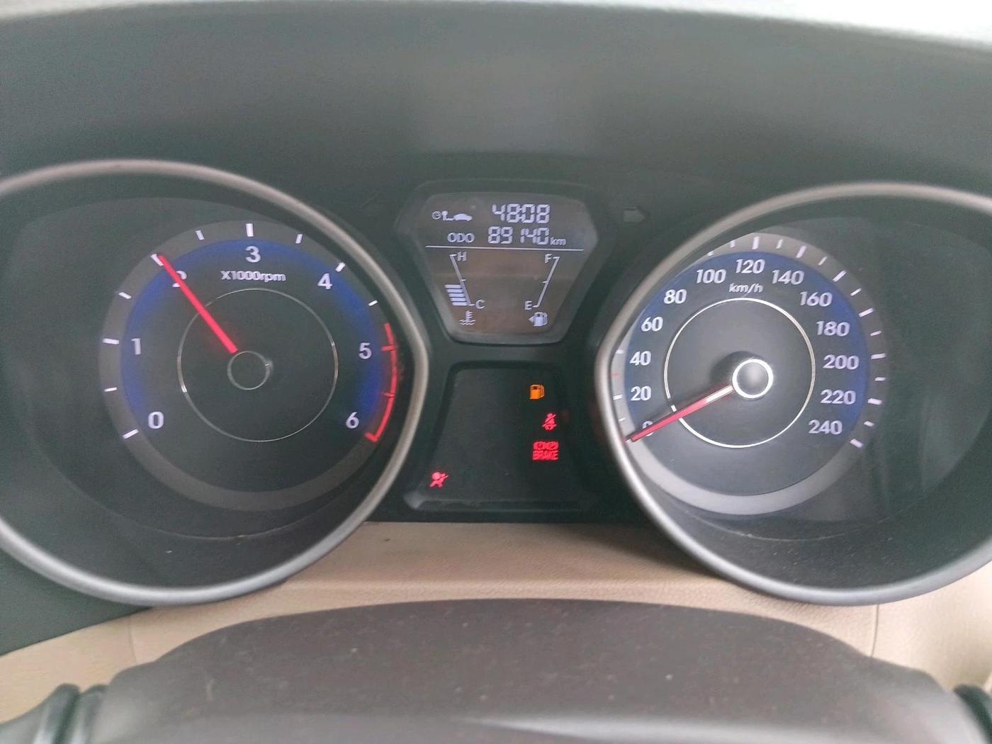 2014 Hyundai New Elantra 1.6 S MT DIESEL, Diesel, Manual, 89,140 km, interior
