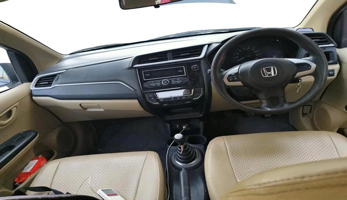 2017 Honda Amaze 1.2L I-VTEC S, Petrol, Manual, 1,28,194 km, interior