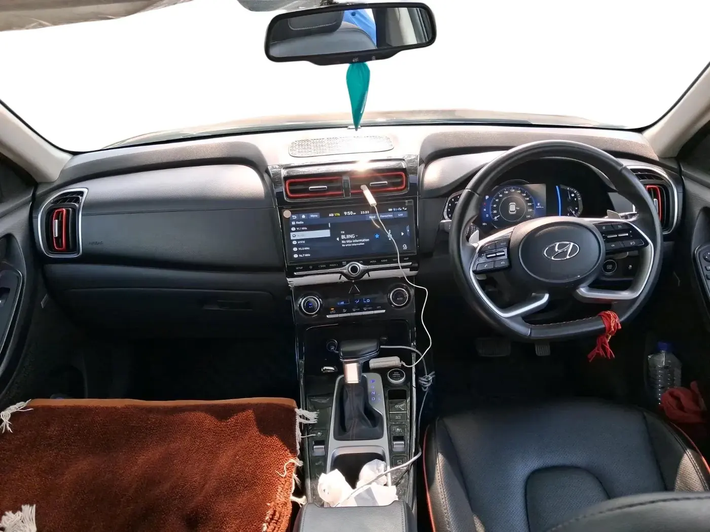 2022 Hyundai Creta SX (O) 1.5 Diesel AT Knight Edition, Diesel, Automatic, 93,602 km, interior
