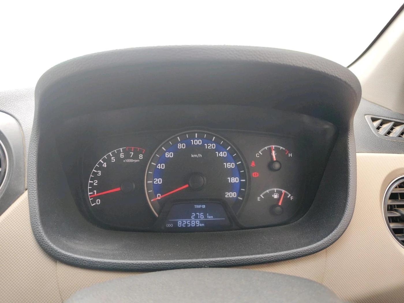 2018 Hyundai Xcent E+, CNG, Manual, 82,589 km, interior