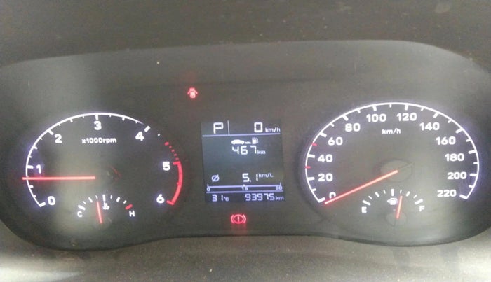 2017 Hyundai Verna 1.6 CRDI SX + AT, Diesel, Automatic, 93,975 km, interior