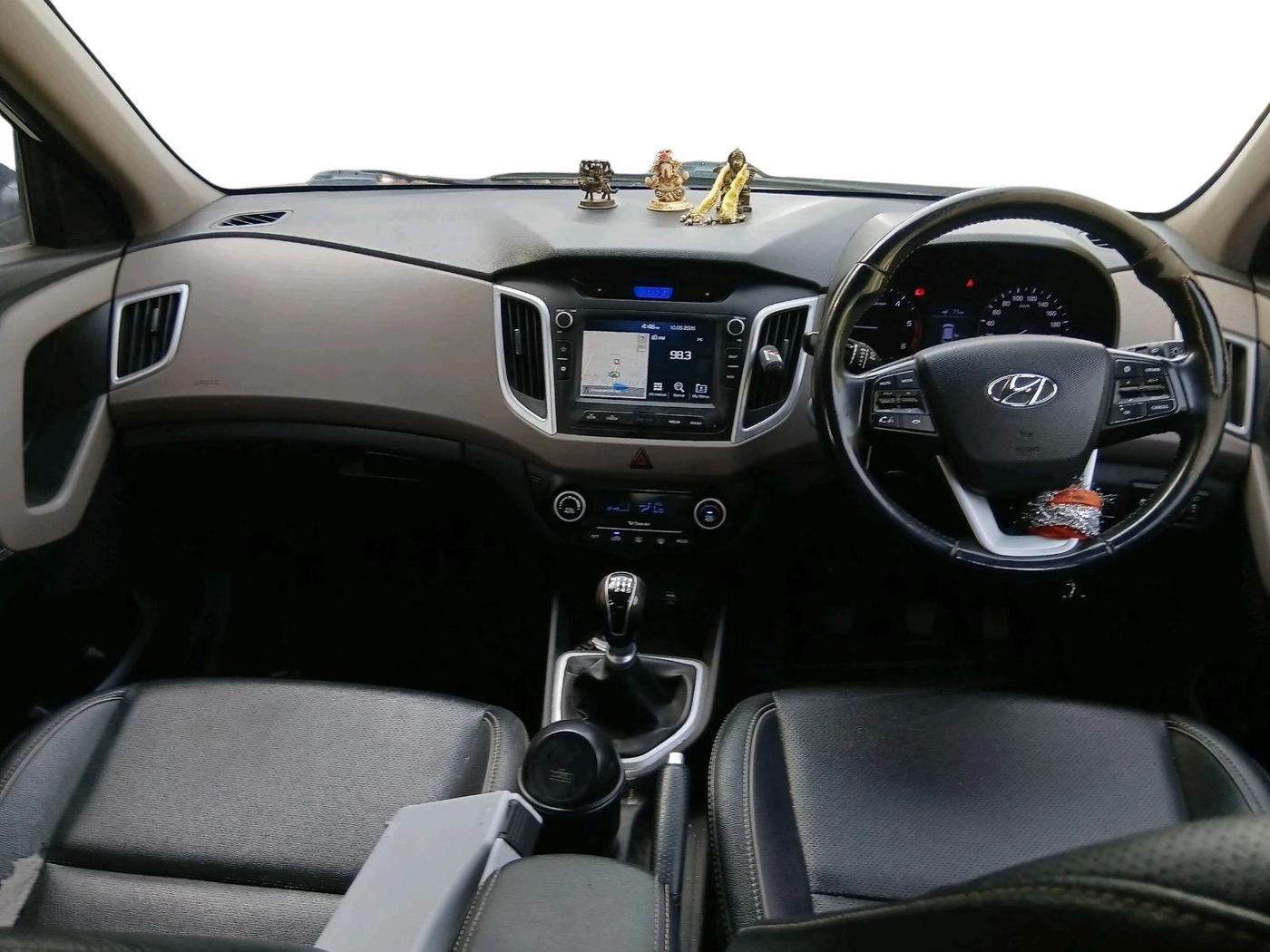 2018 Hyundai Creta SX (O) 1.6 DIESEL, Diesel, Manual, 1,10,329 km, interior