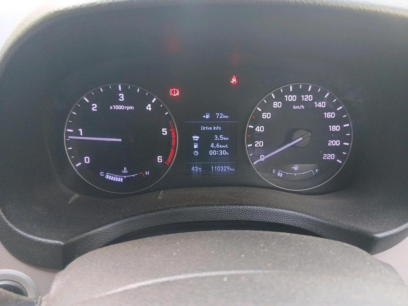 2018 Hyundai Creta SX (O) 1.6 DIESEL, Diesel, Manual, 1,10,329 km, interior