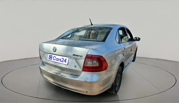 2012 Skoda Rapid AMBITION 1.6 TDI CR MT, Diesel, Manual, 1,25,553 km, exterior