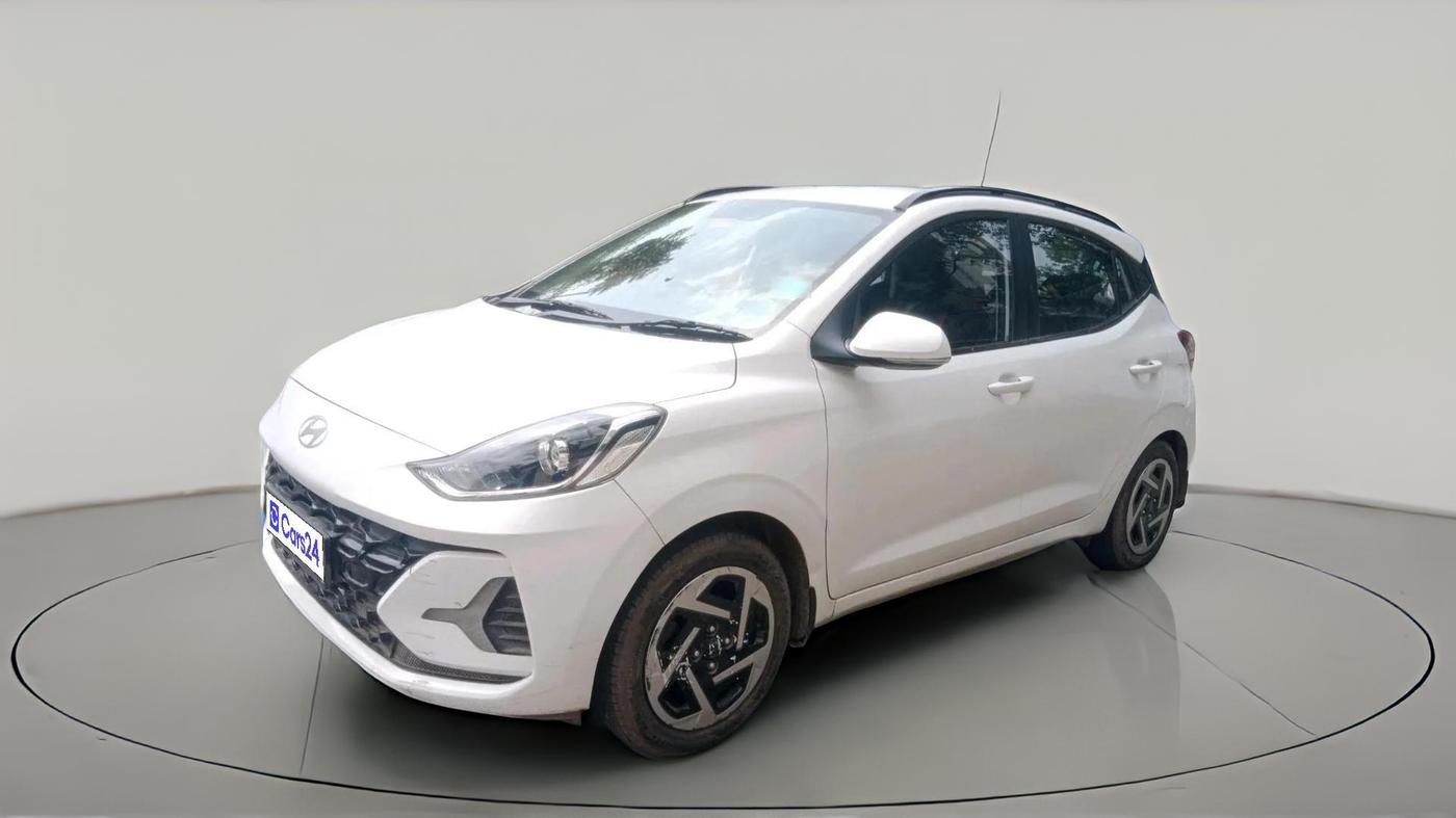 2024 Hyundai GRAND I10 NIOS SPORTZ AMT 1.2 KAPPA VTVT, CNG, Automatic, 26,611 km, exterior