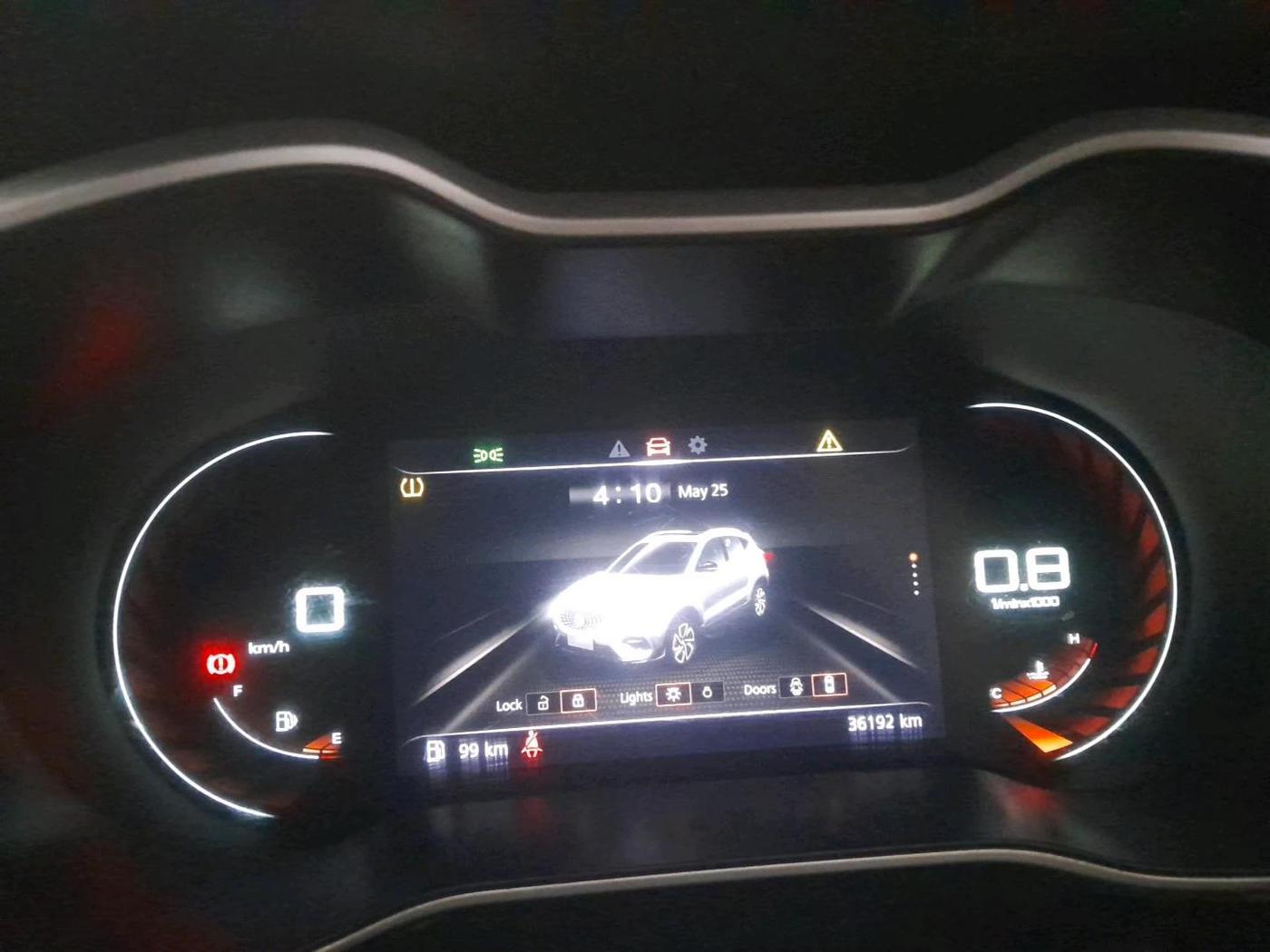 2022 MG ASTOR SHARP 1.5 MT, Petrol, Manual, 36,194 km, interior