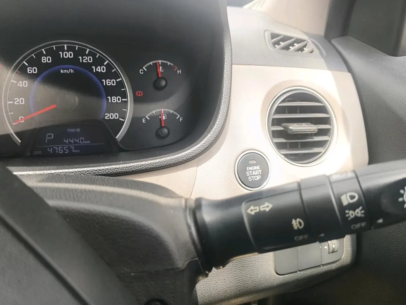2015 Hyundai Grand i10 ASTA AT 1.2 KAPPA VTVT, Petrol, Automatic, 47,657 km, interior