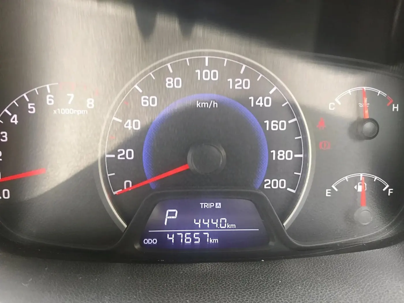 2015 Hyundai Grand i10 ASTA AT 1.2 KAPPA VTVT, Petrol, Automatic, 47,657 km, interior