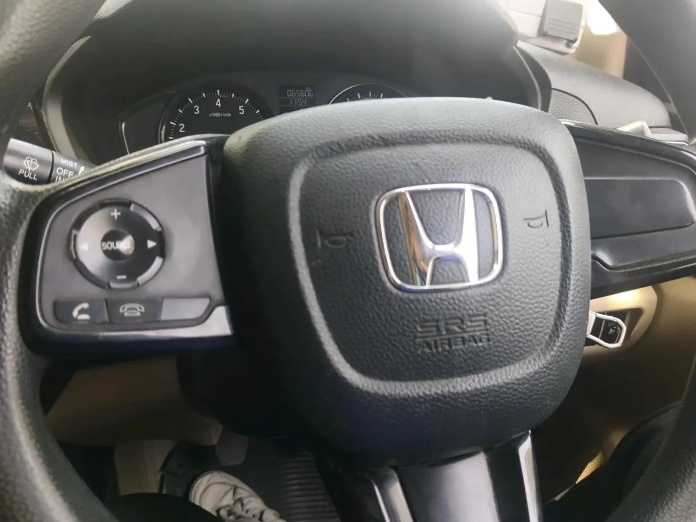 2019 Honda Amaze 1.2L I-VTEC S, CNG, Manual, 65,606 km, interior