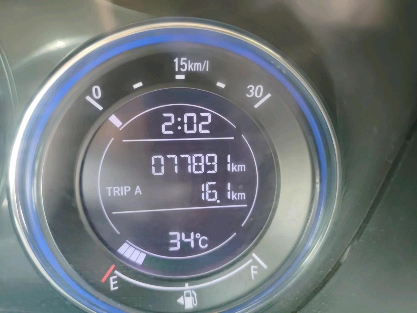 2016 Honda City 1.5L I-VTEC VX, CNG, Manual, 77,891 km, interior