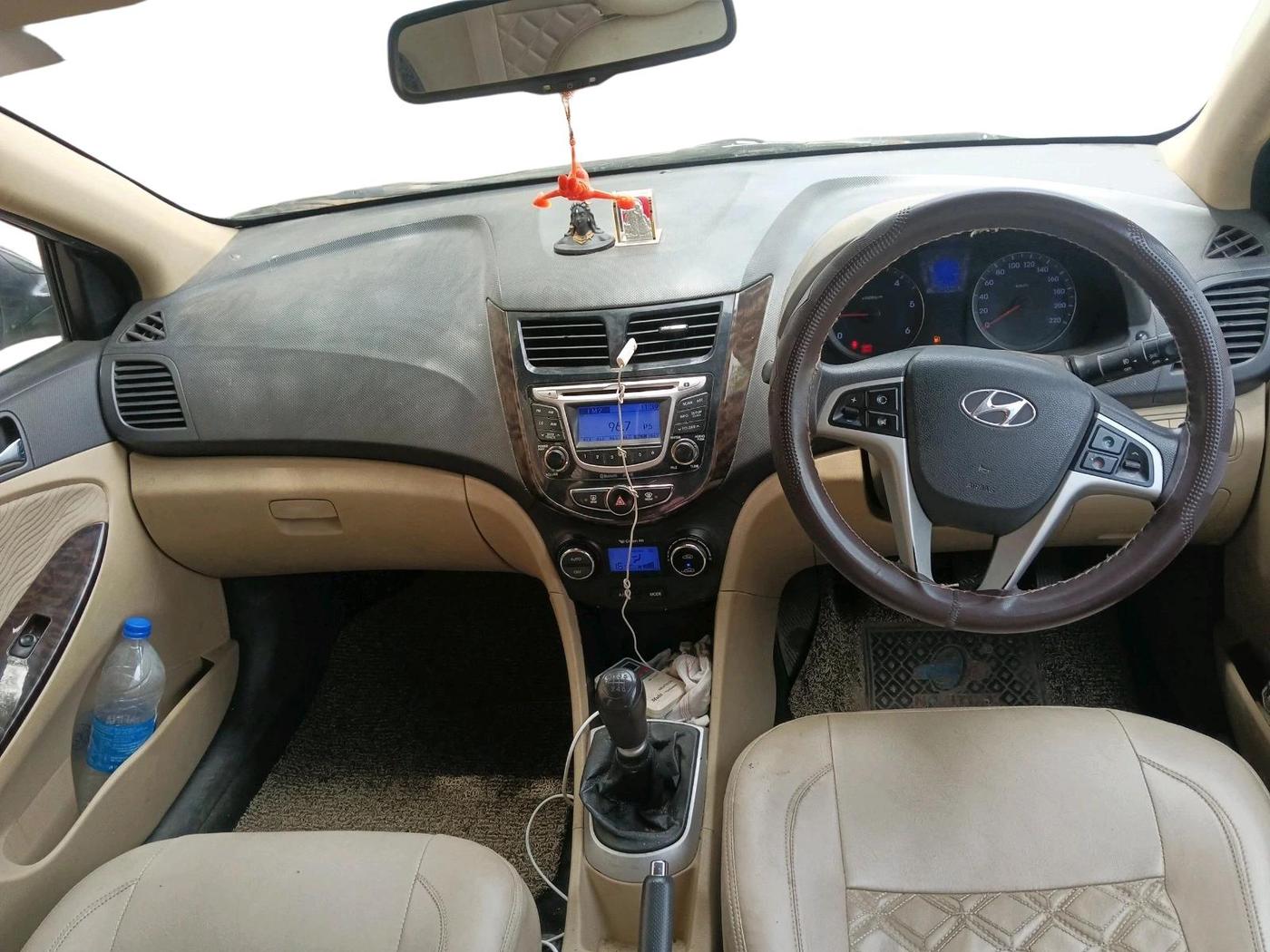 2013 Hyundai Verna FLUIDIC 1.4 CRDI EX, Diesel, Manual, 89,601 km, interior