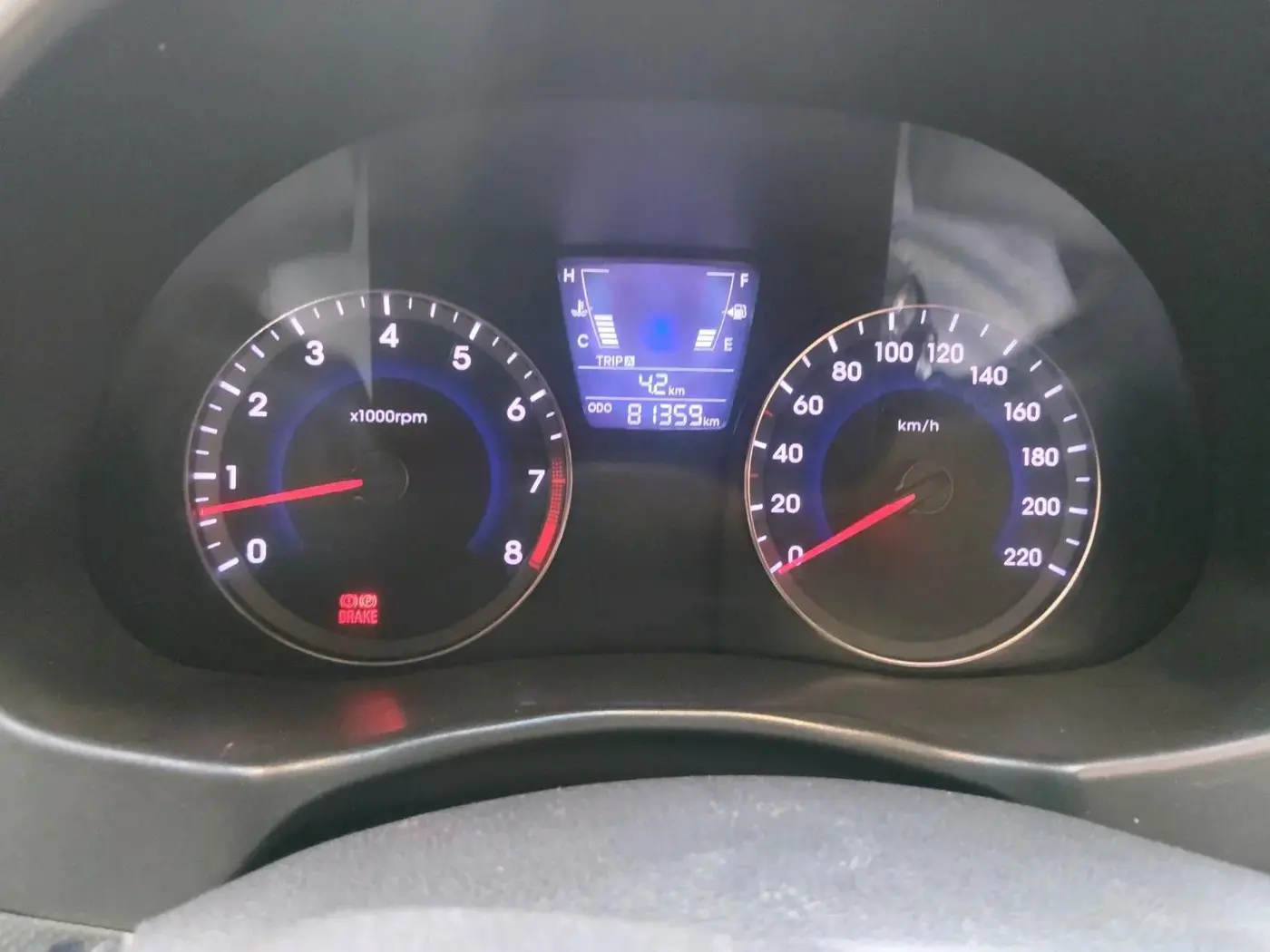 2014 Hyundai Verna FLUIDIC 1.6 VTVT EX, Petrol, Manual, 81,400 km, interior