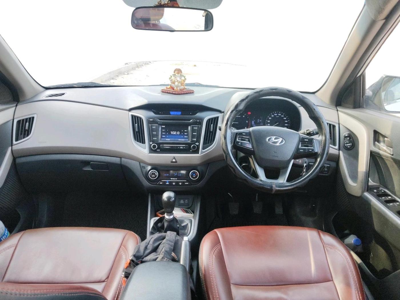 2016 Hyundai Creta SX 1.6 DIESEL, Diesel, Manual, 97,874 km, interior