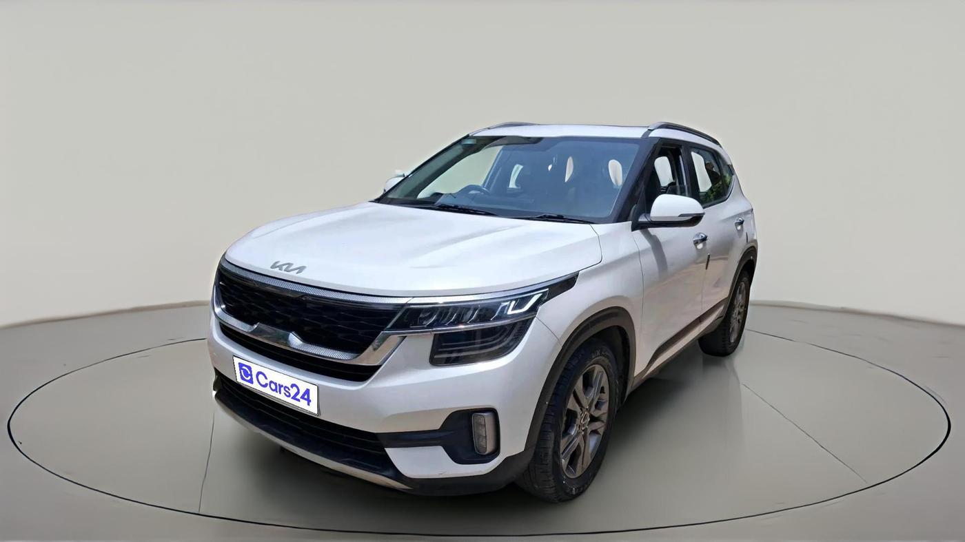 2021 KIA SELTOS HTX IVT 1.5 PETROL, Petrol, Automatic, 1,23,918 km, exterior