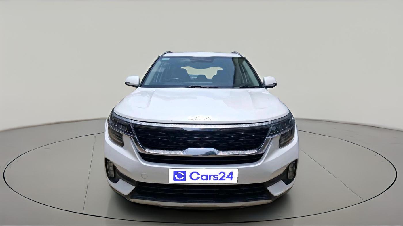 2021 KIA SELTOS HTX IVT 1.5 PETROL, Petrol, Automatic, 1,23,918 km, exterior