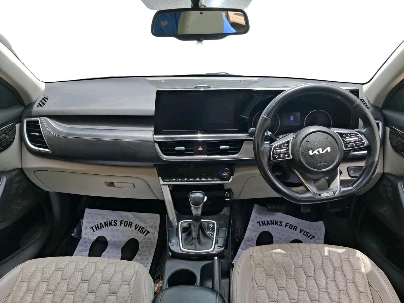 2021 KIA SELTOS HTX IVT 1.5 PETROL, Petrol, Automatic, 1,23,918 km, interior