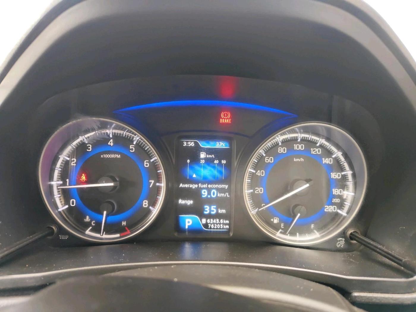2021 Toyota Glanza G CVT, CNG, Automatic, 76,205 km, interior