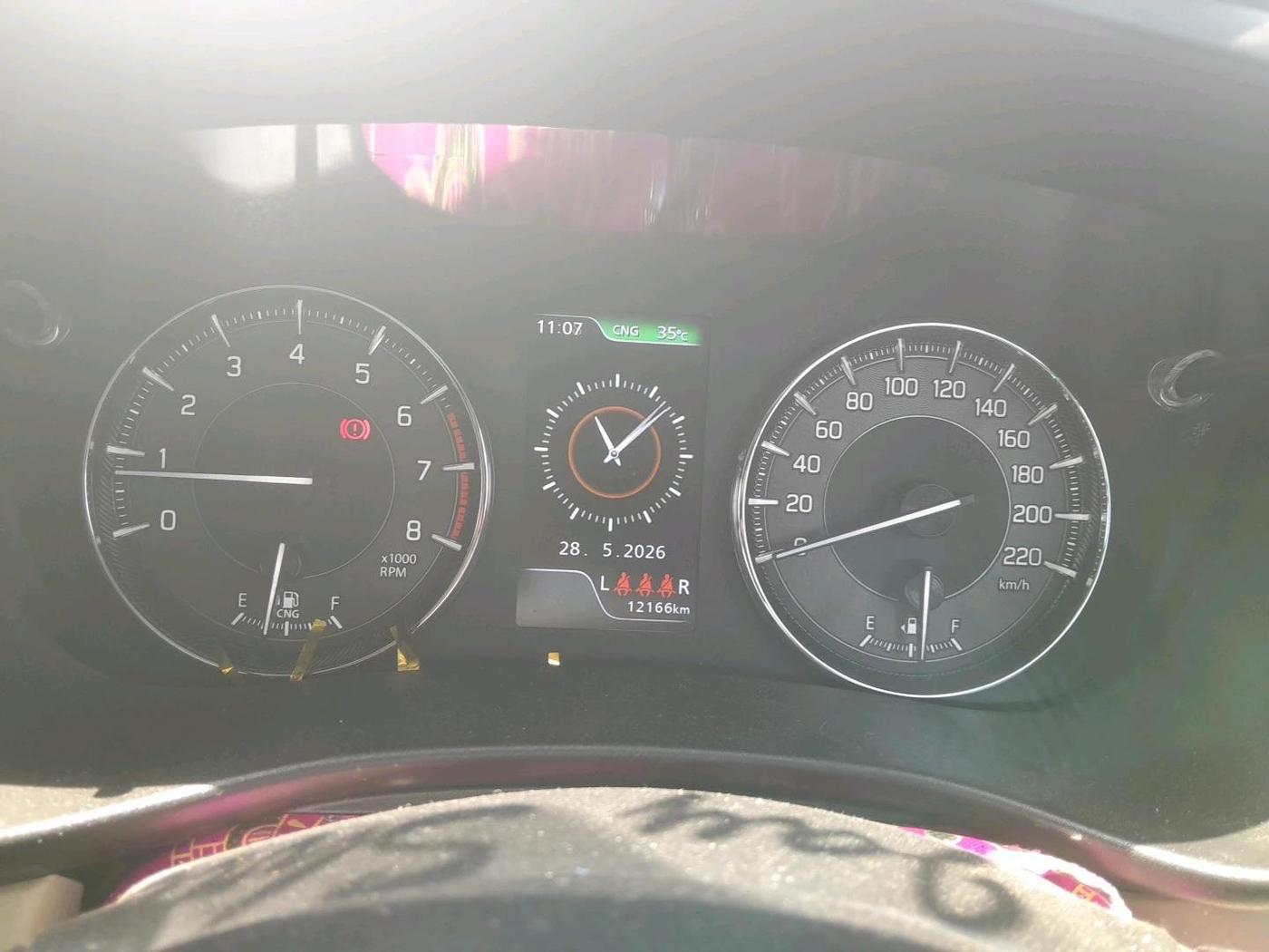 2025 Toyota Glanza G E-CNG, CNG, Manual, 12,166 km, interior