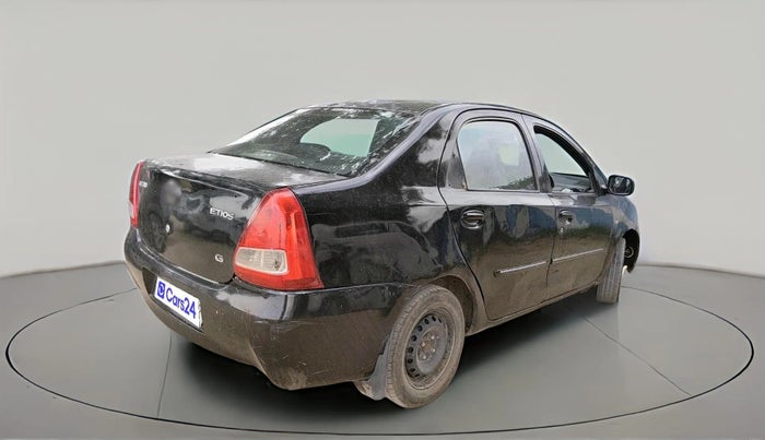 2011 Toyota Etios G, CNG, Manual, 1,34,620 km, exterior